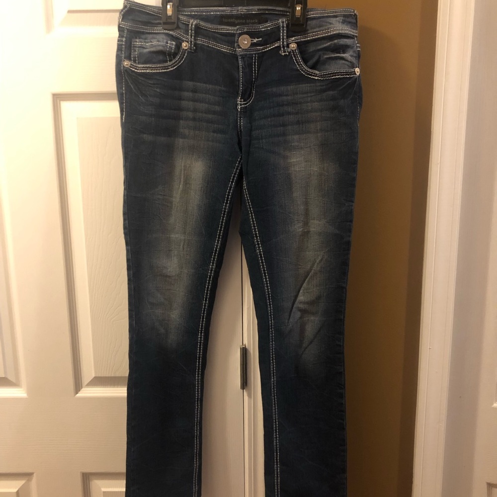 Curvy jeans - with glitter details